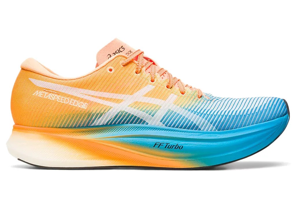 Asics Metaspeed Edge+ Island Blue/Orange Pop - HypeFly India View 1