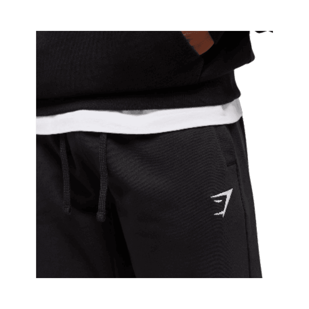 Gymshark Essential Oversized Joggers Black - HypeFly India View 3