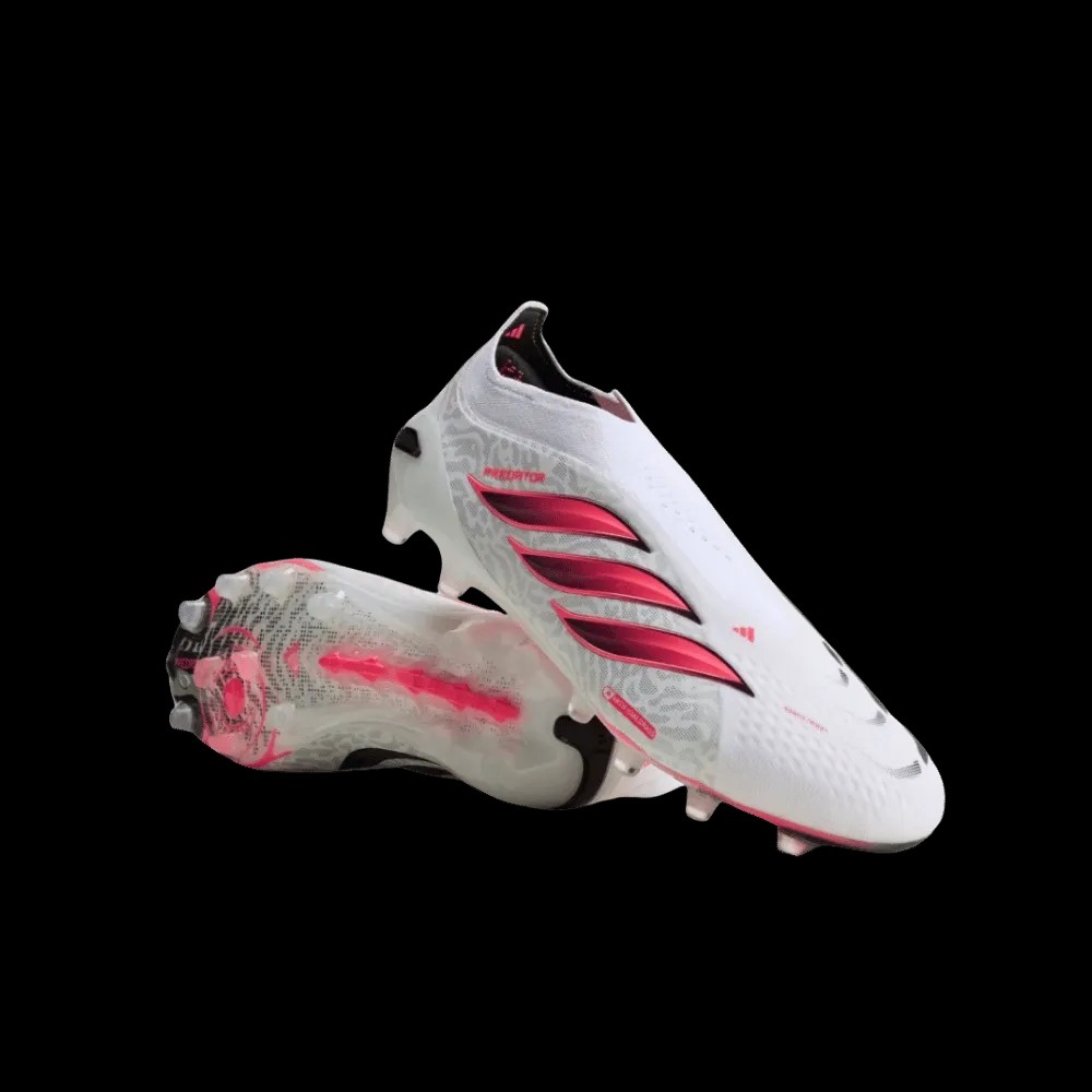Adidas Predator Elite Laceless Artificial Ground Soccer Cleats Cloud White - HypeFly India View 2