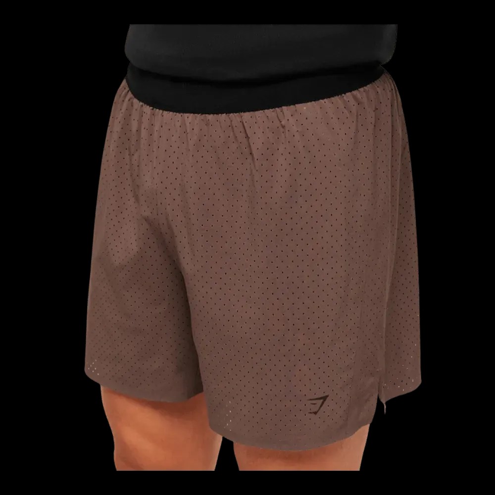 Gymshark Sport Zero 5" Short Soft Brown - HypeFly India View 3