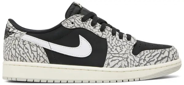 Air Jordan 1 Retro Low OG 'Black Cement' - HypeFly India View 1