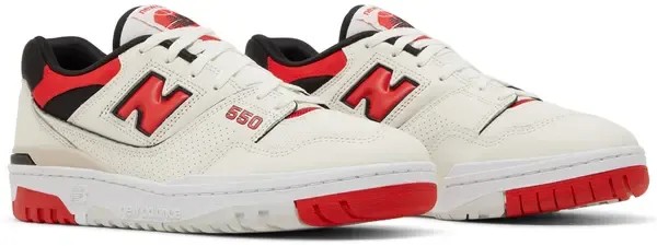 New Balance 550 'Sea Salt True Red' - HypeFly India View 2