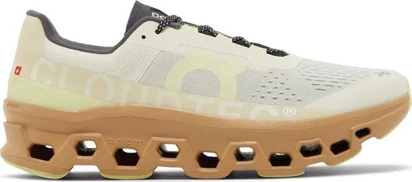 Cloud Monster Dune Cream On Running - HypeFly India View 1