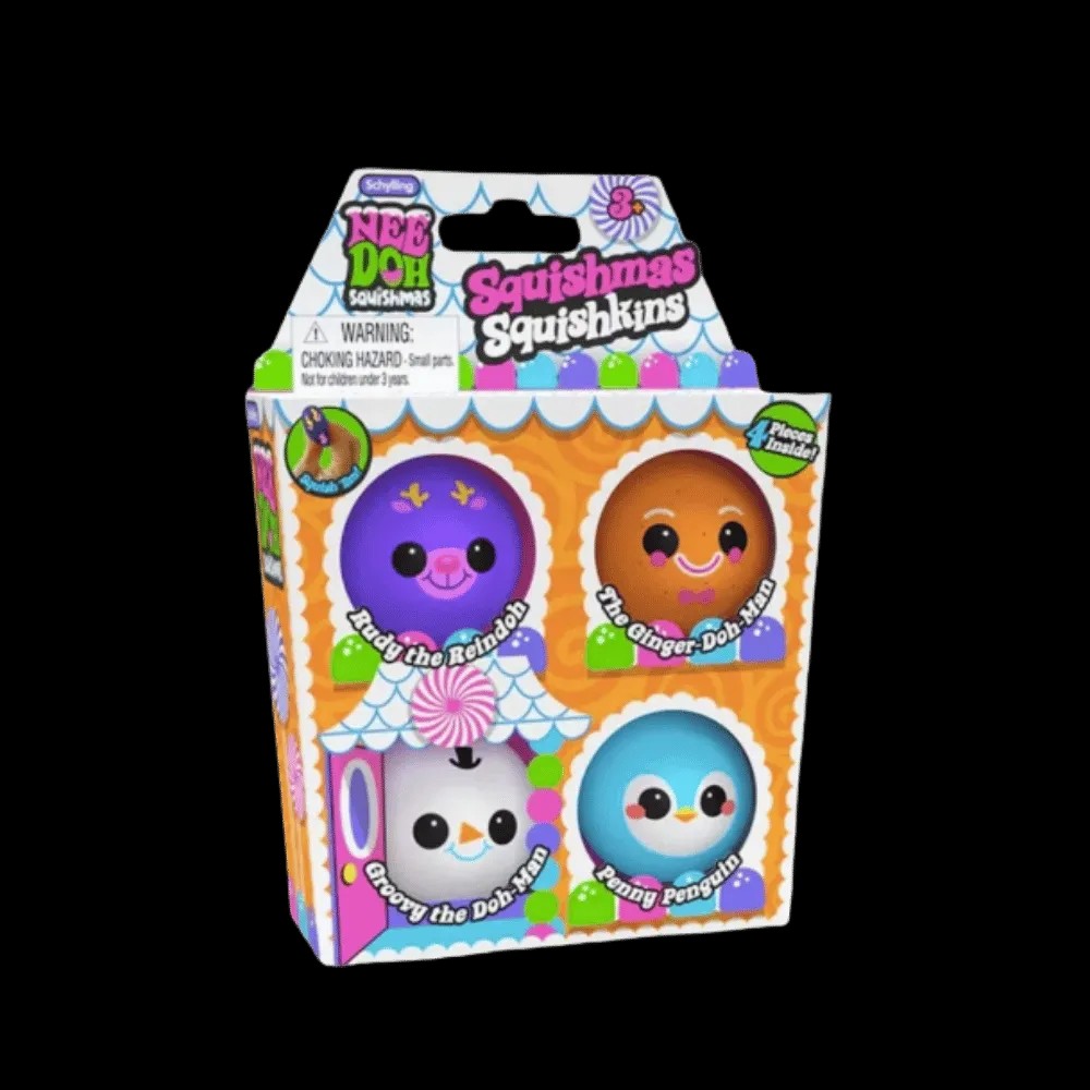 NeeDoh Squishmas Squishkins Squishy Fidget Toy - HypeFly India View 1