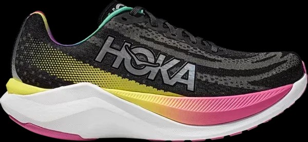 Hoka Mach X Black/Silver - HypeFly India View 1