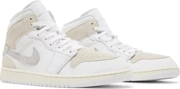 Air Jordan 1 Mid SE Craft 'Inside Out - White Sail' - HypeFly India View 2