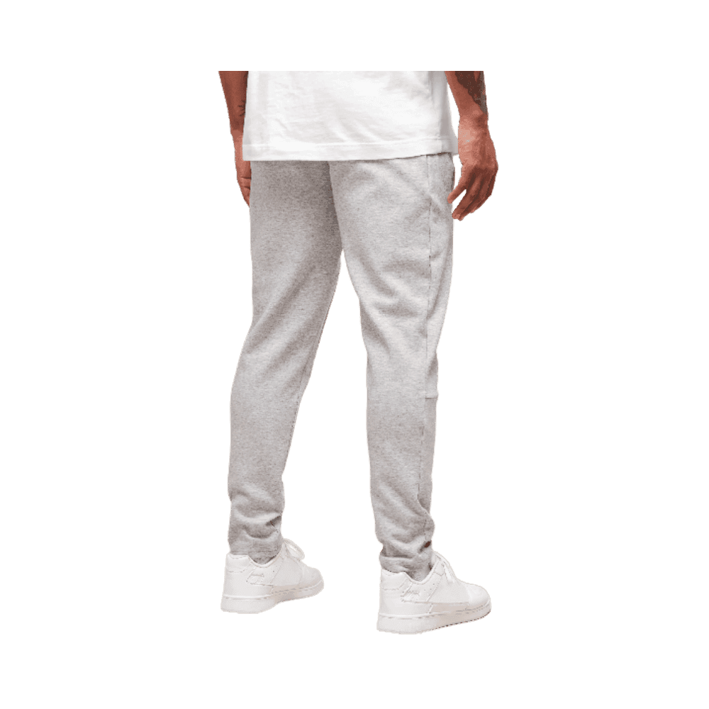 Gymshark Interlock Tech Joggers Light Grey Core Marl - HypeFly India View 2