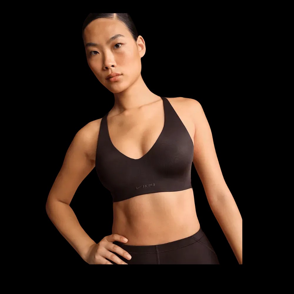 Nike x Skims Shine Women's V-Neck Bra Phoenix - HypeFly India View 1