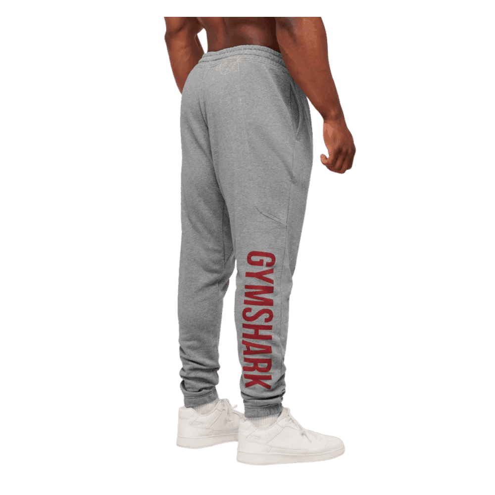 Gymshark Power Wordmark Jogger Oversized Fit Charcoal Core Marl - HypeFly India View 2