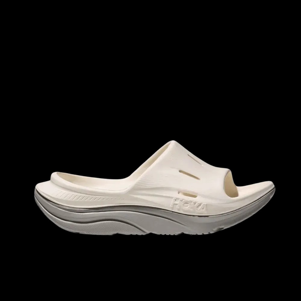 HOKA ORA Recovery Slide 3 "alabaster / stardust" - HypeFly India View 1