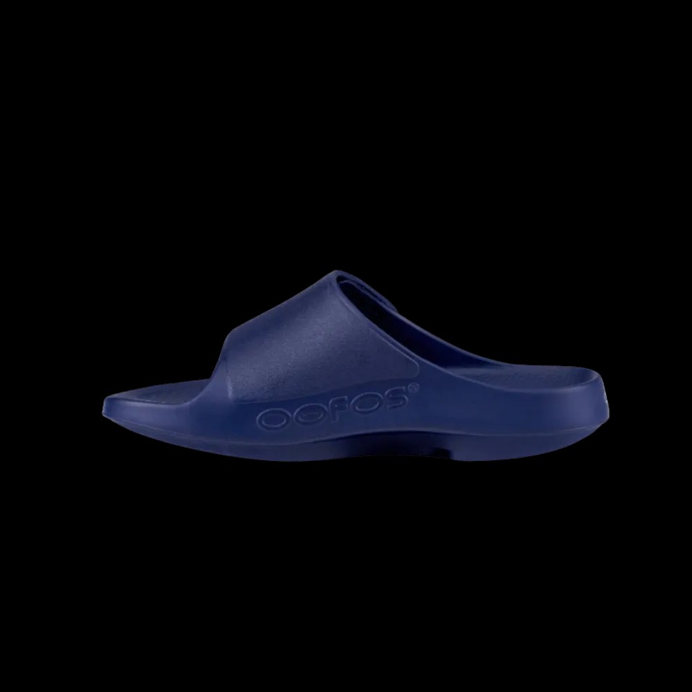Oofos OOahh Sport Flex Sandal Navy - HypeFly India View 2