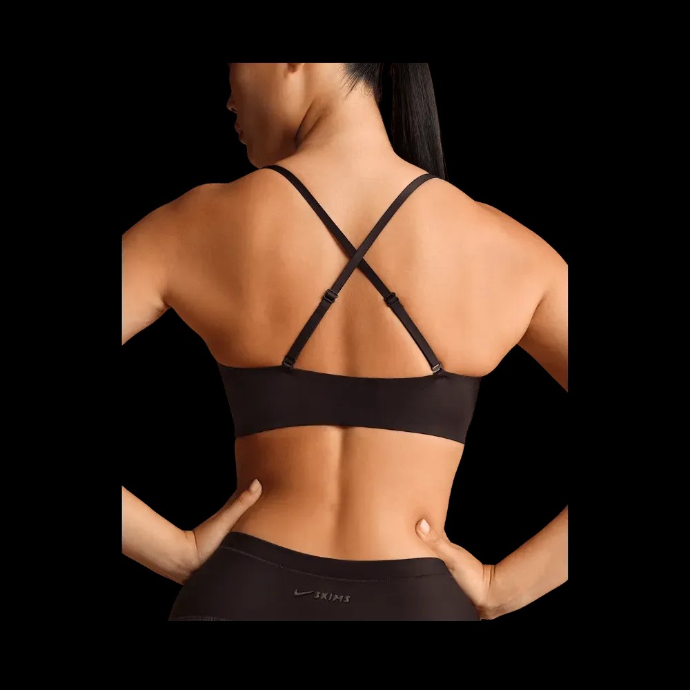 Nike x Skims Shine Women's V-Neck Bra Phoenix - HypeFly India View 2