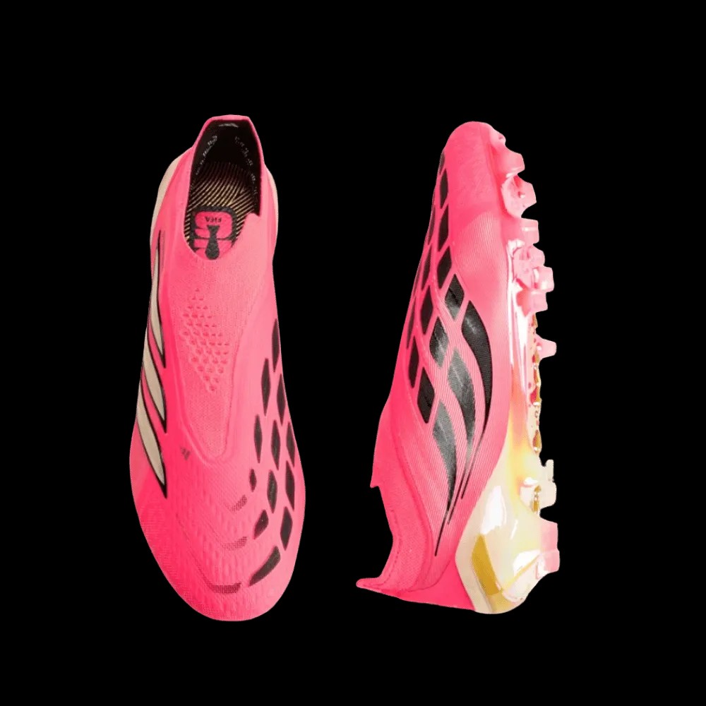 Adidas Predator Elite Laceless Firm Ground Soccer Cleats Solar Turbo - HypeFly India View 3