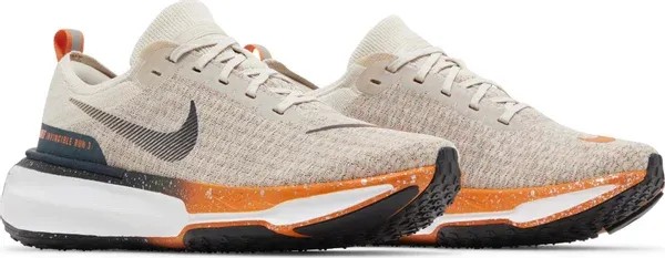 ZoomX Invincible Run Flyknit 3 'Oatmeal Safety Orange' - HypeFly India View 2