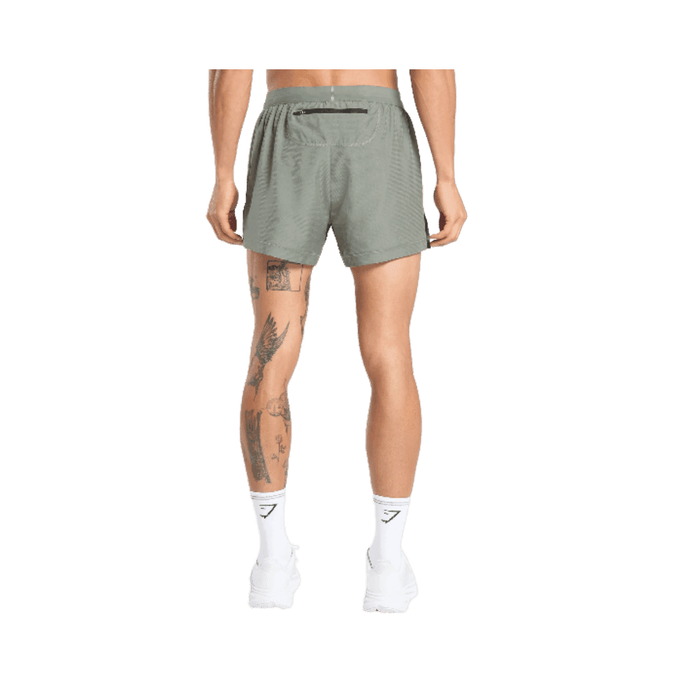 Gymshark Running Shorts Unit Green - HypeFly India View 2