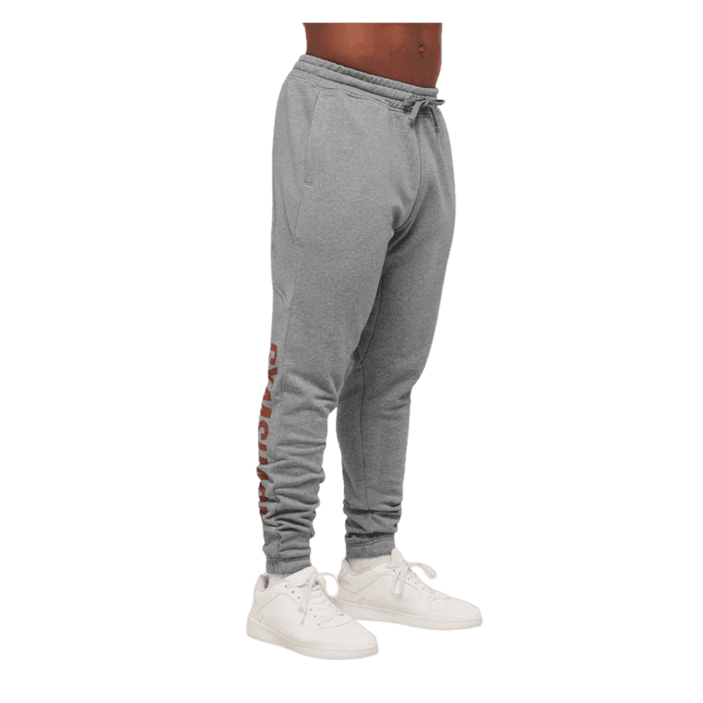 Gymshark Power Wordmark Jogger Oversized Fit Charcoal Core Marl - HypeFly India View 3