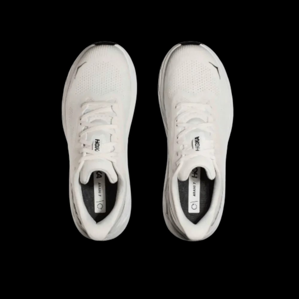 Hoka Arahi 7 blanc de blanc / steel wool - HypeFly India View 2