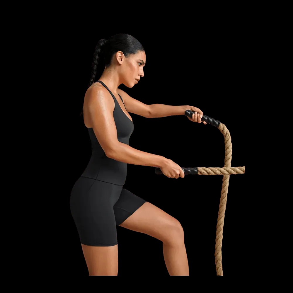 Nike X Skims Matte Women's Racerback Tank Top Obsidian - HypeFly India View 5