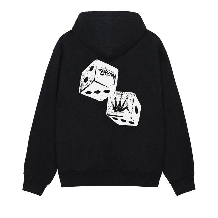 Stussy Diced Hoodie Black - HypeFly India View 1