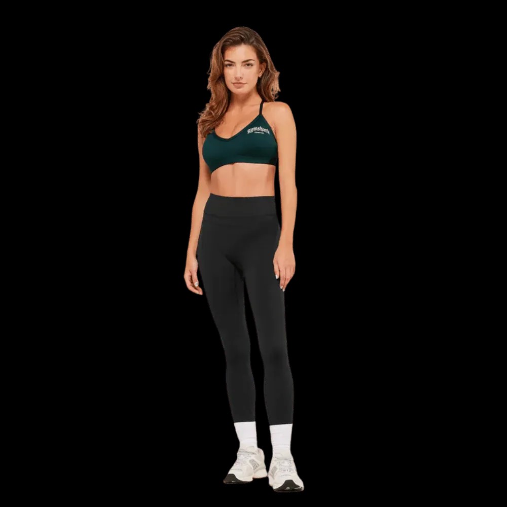 Gymshark Graphic Sports Bra Deep Petrol Blue - HypeFly India View 3