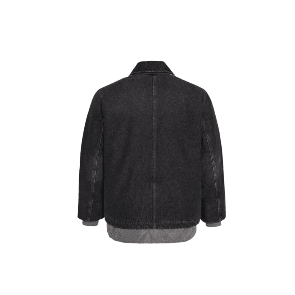 adidas CTT Oversized Chinese Track Top 3.0 Jacket Medium Black Denim - HypeFly India View 3