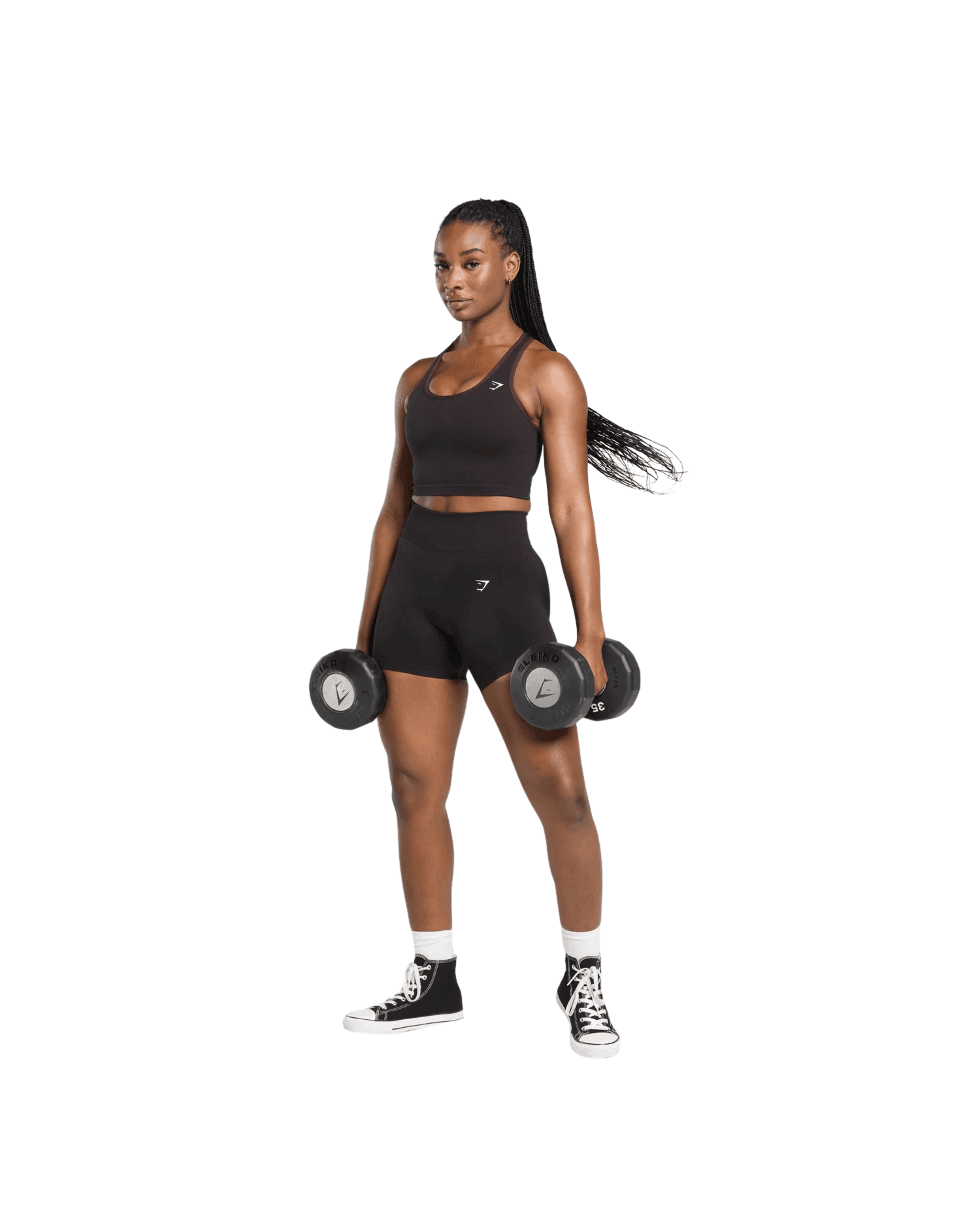 Gymshark Lift Seamless Midi Tank With Shelf Depth Purple - HypeFly India View 4
