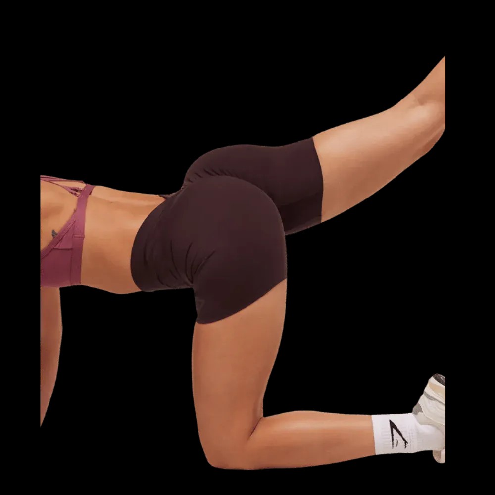 Gymshark Lifting Dipped Waistband Short Cherry Purple - HypeFly India View 4