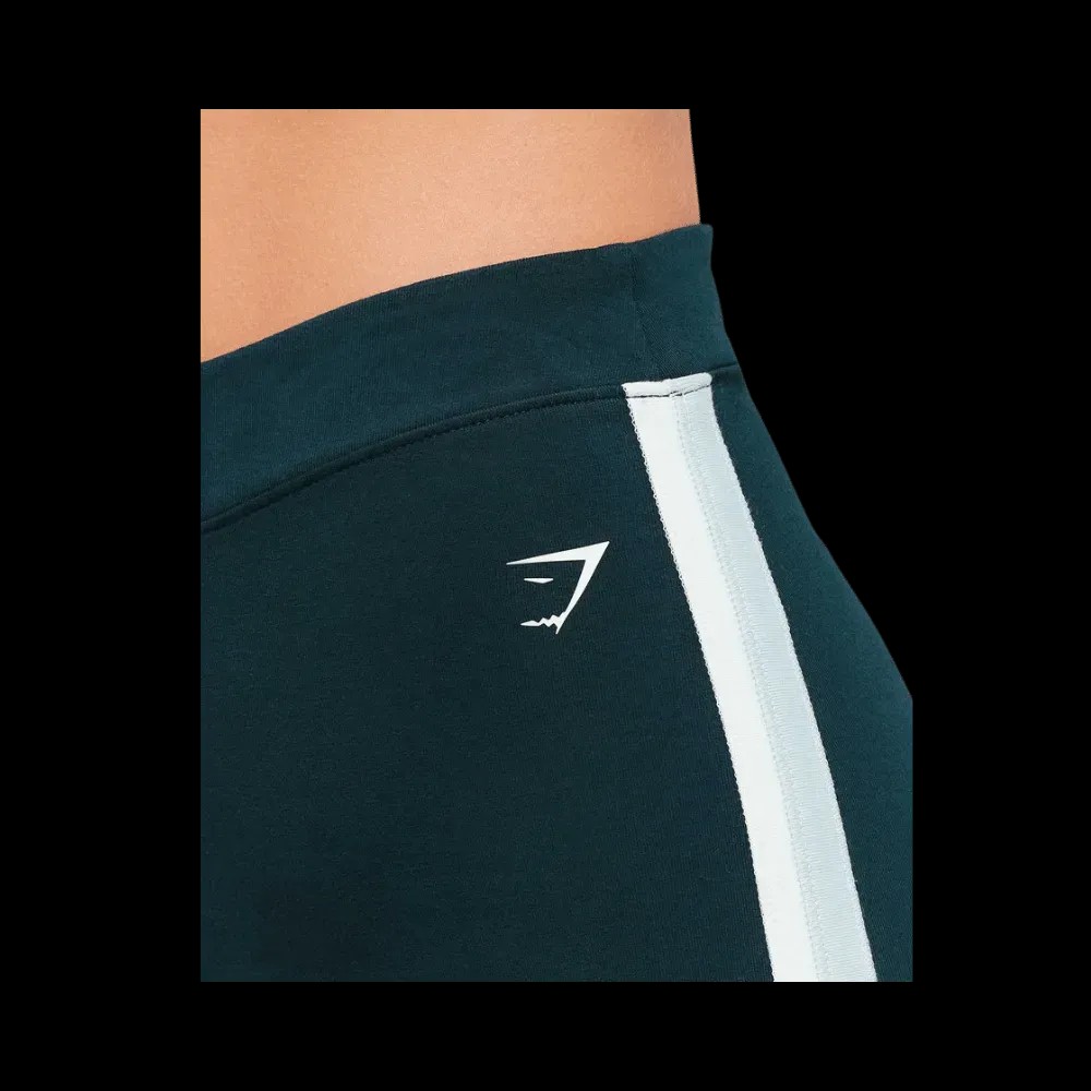 Gymshark Piping Wide Leg Pant Deep Petrol Blue - HypeFly India View 3