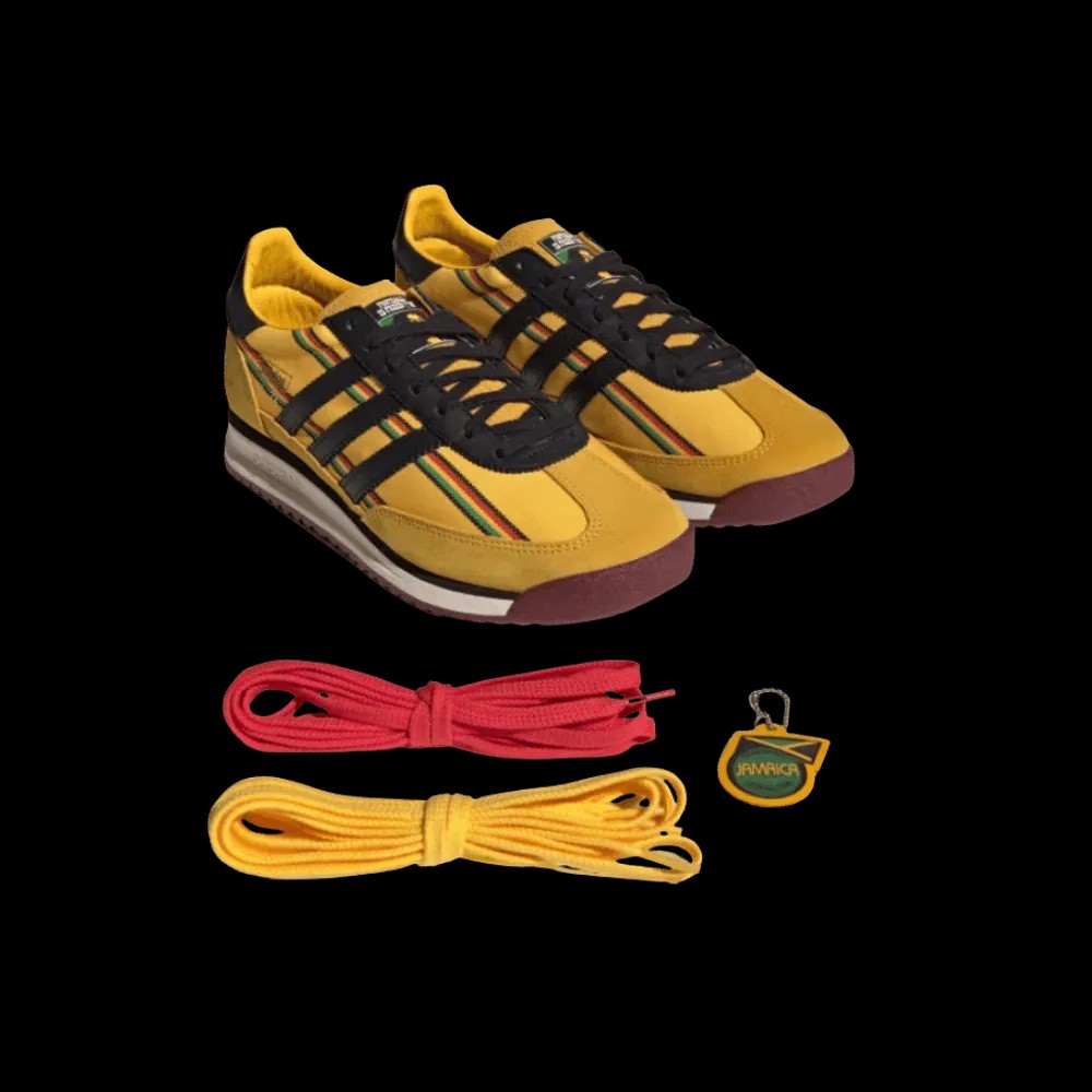 Bob Marley x adidas SL 72 'Yellow' - HypeFly India View 4