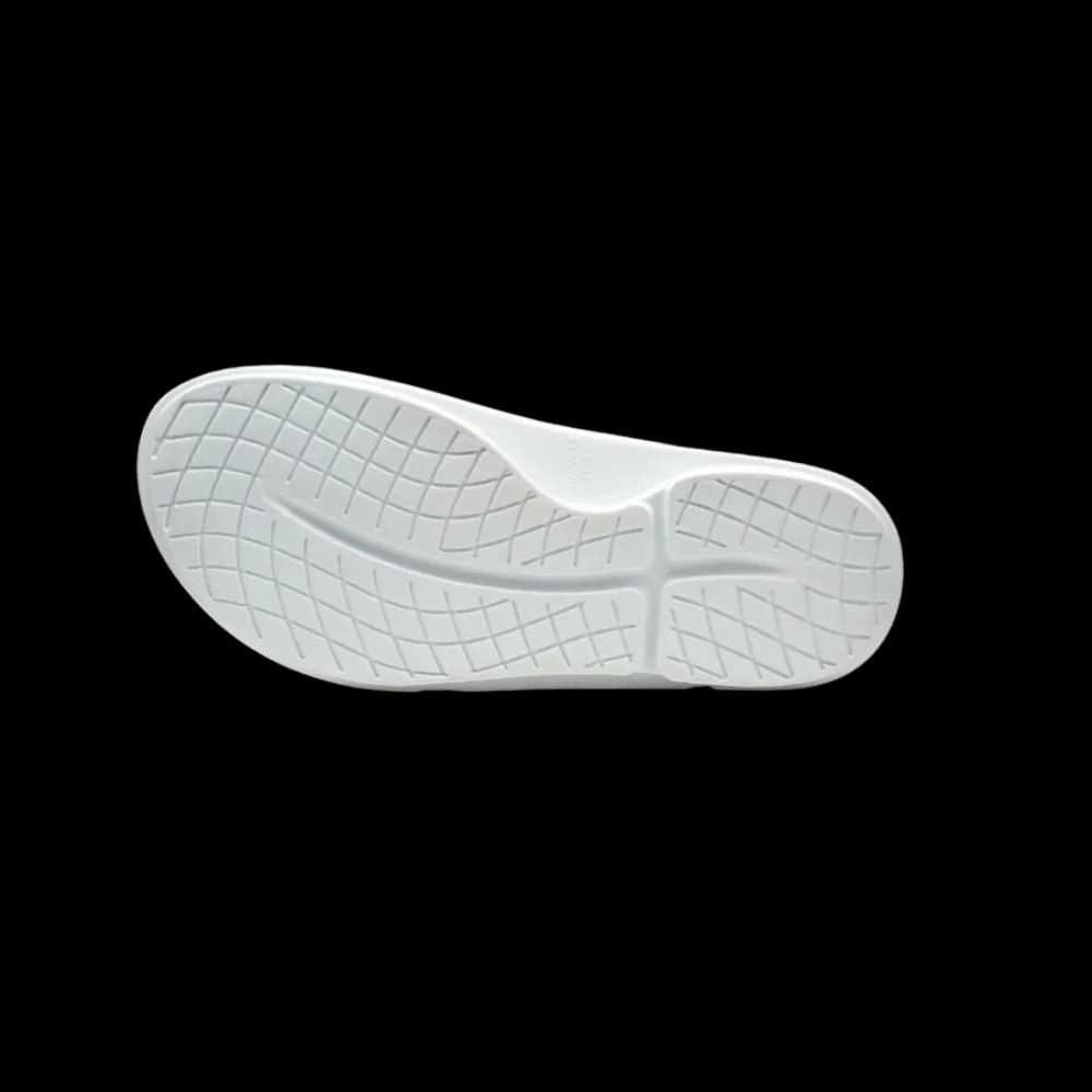 Oofos OOahh Sport Flex Sandal white - HypeFly India View 3