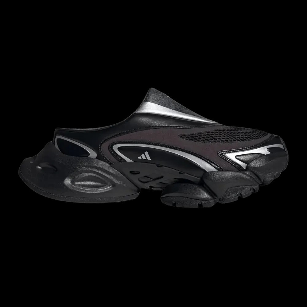 Adidas XLG Runner Mule Black Silver - HypeFly India View 1