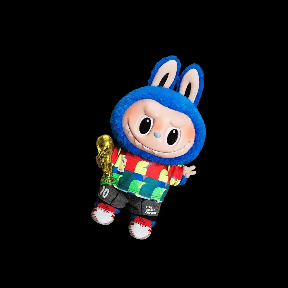 POP MART THE MONSTERS X FIFA Series Catch the Win Enamel Plush Trendy Doll - HypeFly India View 2