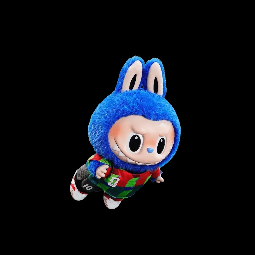 POP MART THE MONSTERS X FIFA Series Catch the Win Enamel Plush Trendy Doll - HypeFly India View 3