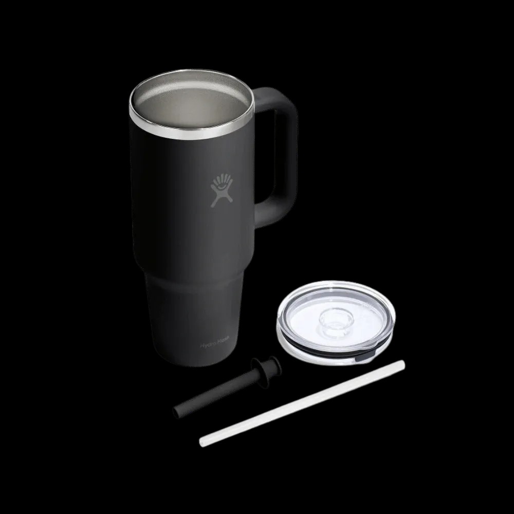 Hydro Flask 24 oz Travel Black-Clear - HypeFly India View 3