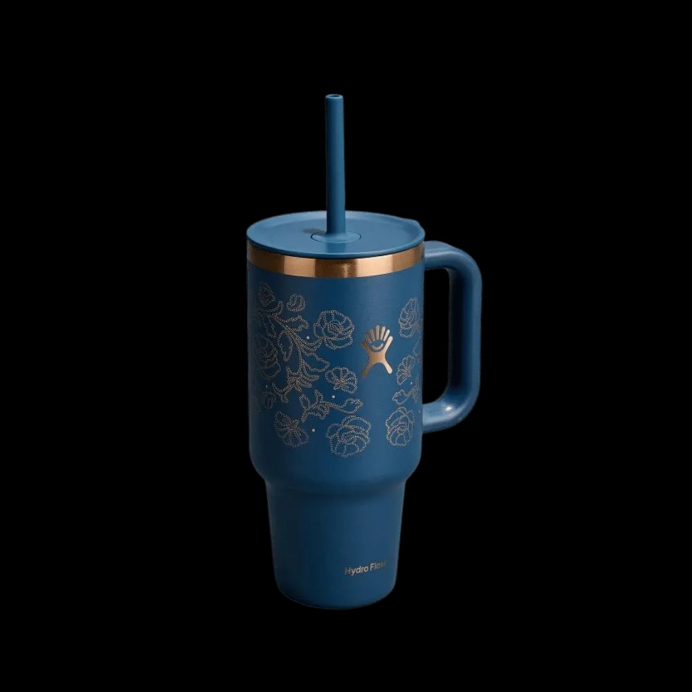 Hydro Flask 32 oz Travel Western Dark Blue - HypeFly India View 2