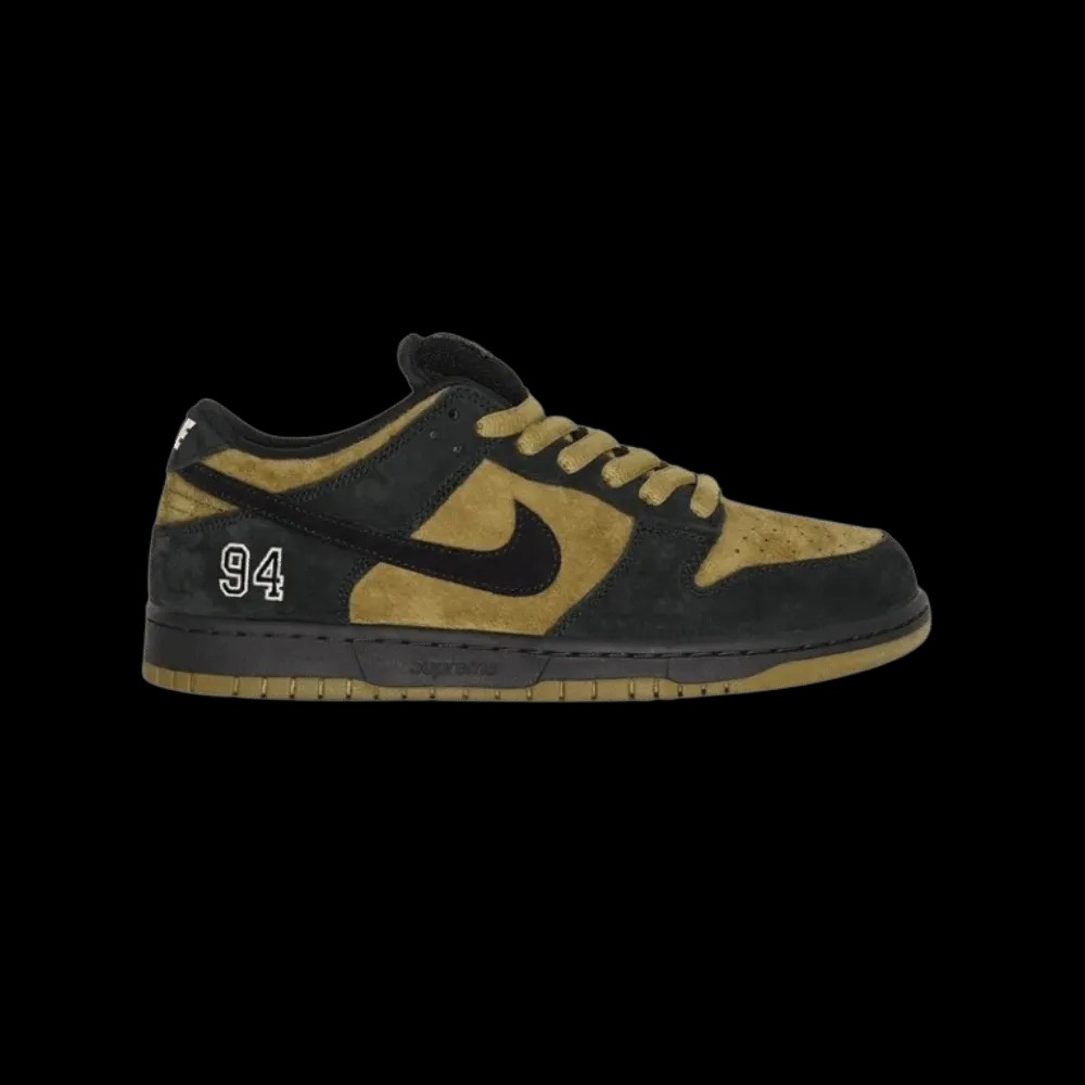 Nike Supreme x Dunk Low SB 'Camper Green' - HypeFly India View 1