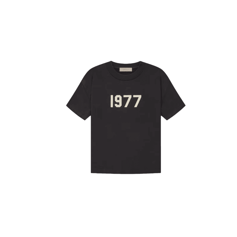 Fear of God Essentials 1977 “Iron” T‑Shirt (SS22 - HypeFly India View 1