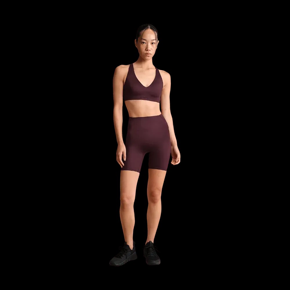 Nike x Skims Shine Women's V-Neck Bra CURRANT - HypeFly India View 2