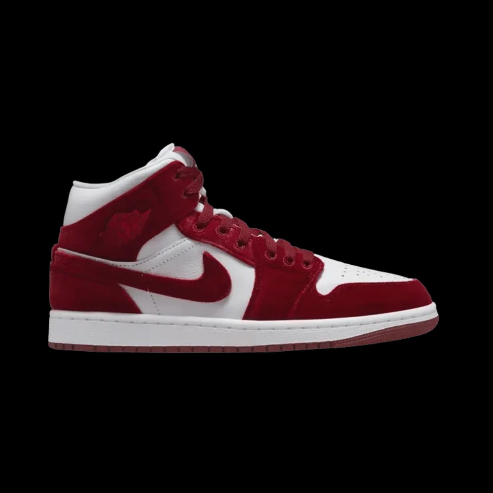 Nike Air Jordan 1 Mid 'Red Velvet' - HypeFly India View 1