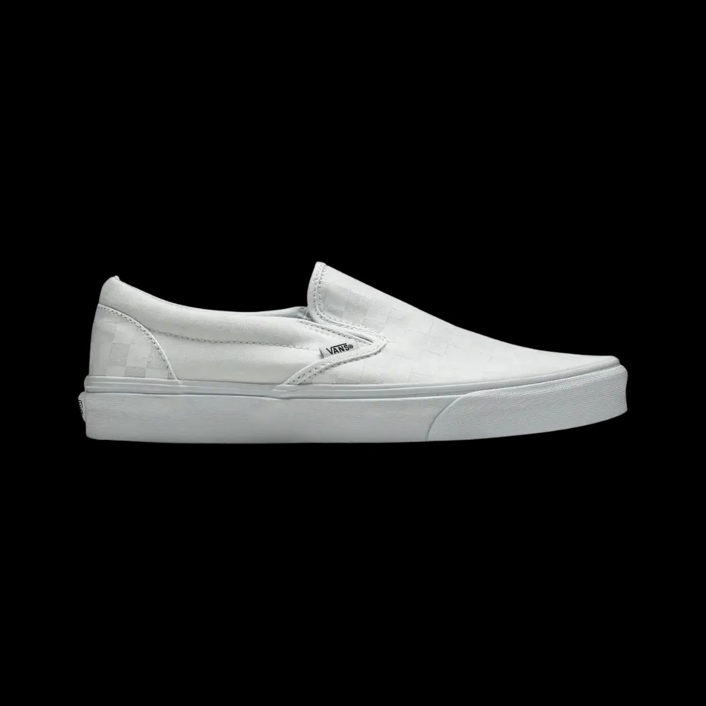 Vans Classic Slip-On Checkerboard Shoe True White - HypeFly India View 1