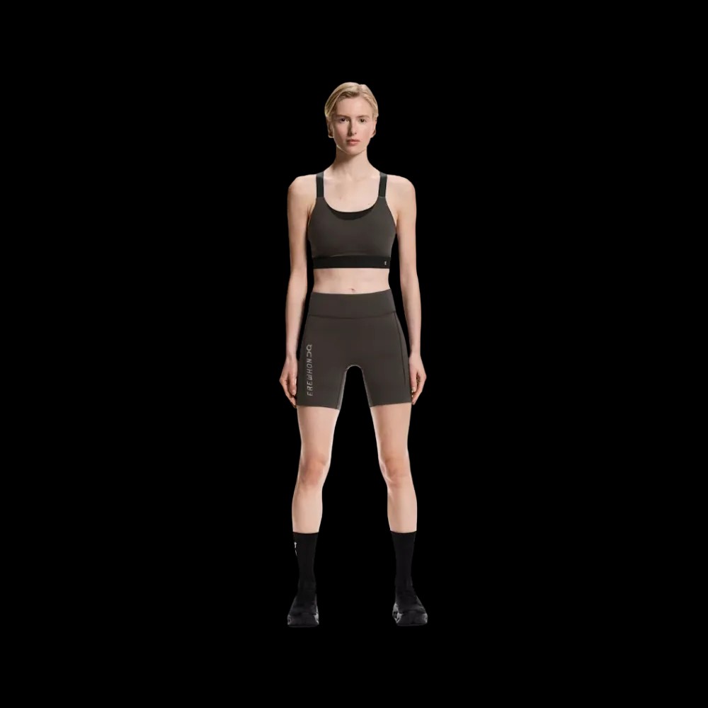 On Running Performance Bra Erewhon Espresso | Black - HypeFly India View 1