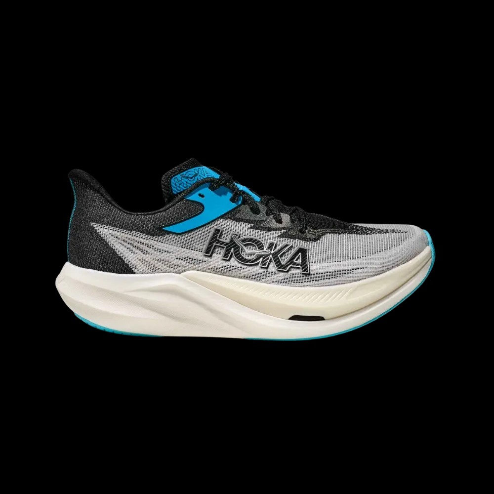 Hoka Rocket X 3 White/Black - HypeFly India View 1