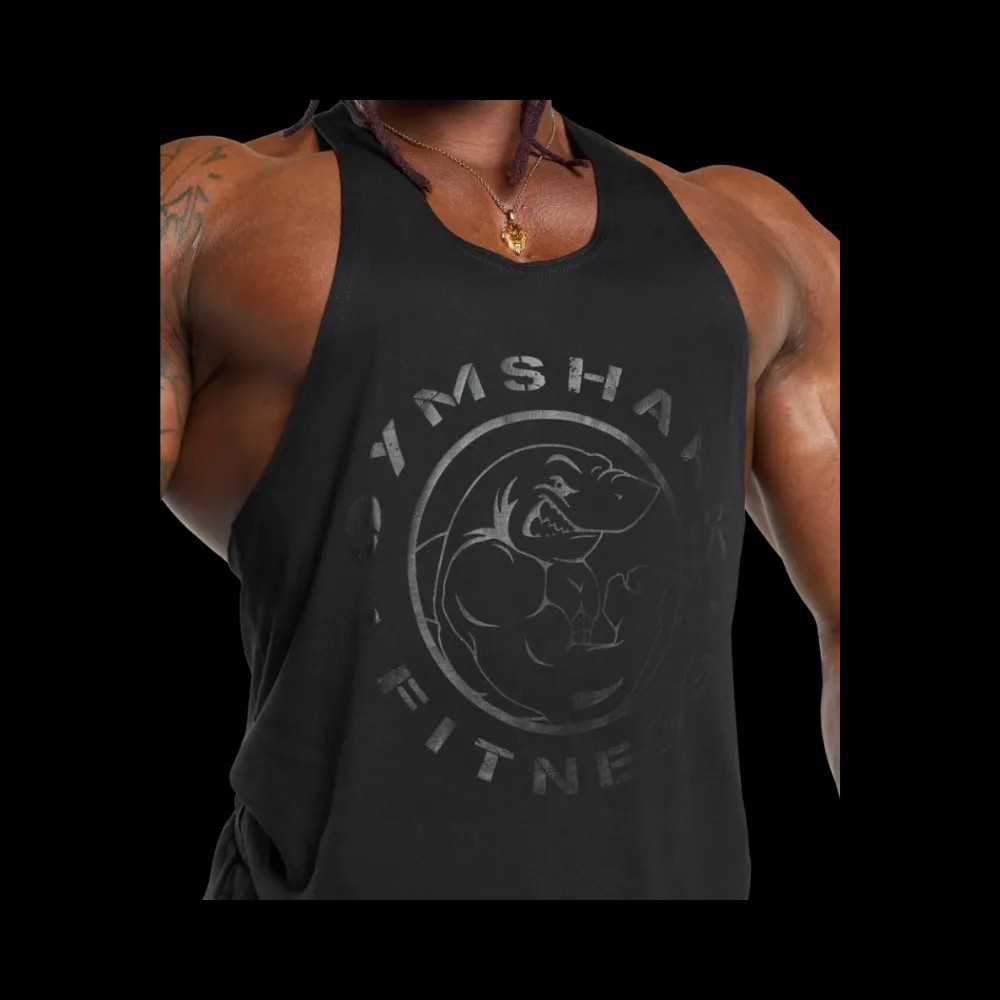 Gymshark Legacy Stringer Slim Fit Black - HypeFly India View 5