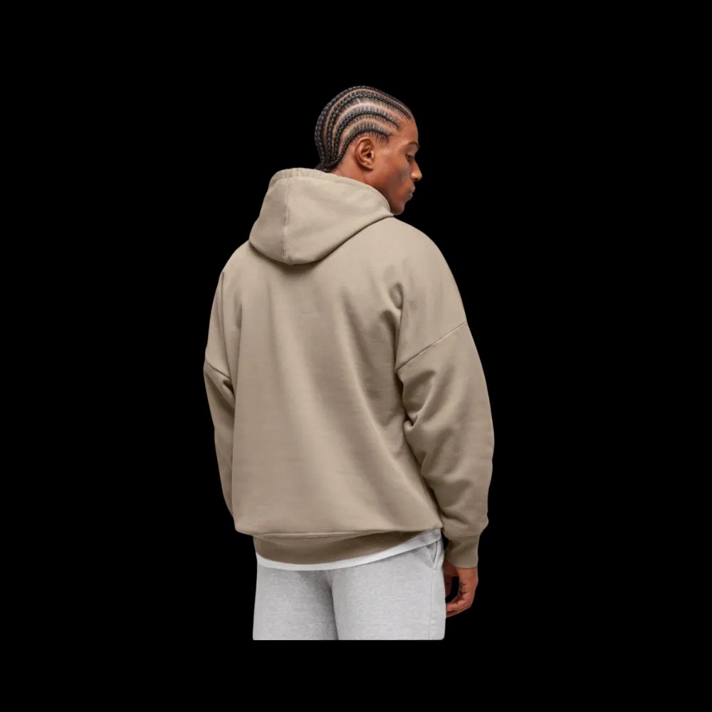 Gymshark Crest Oversized Hoodie Lifestyle Brown - HypeFly India View 3