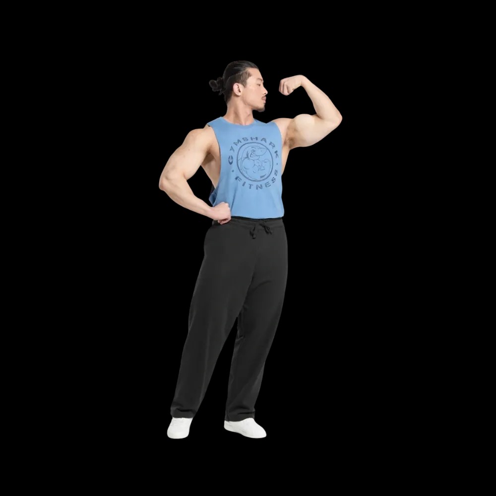 Gymshark Legacy Drop Arm Tank Slim Fit Classic Blue - HypeFly India View 2