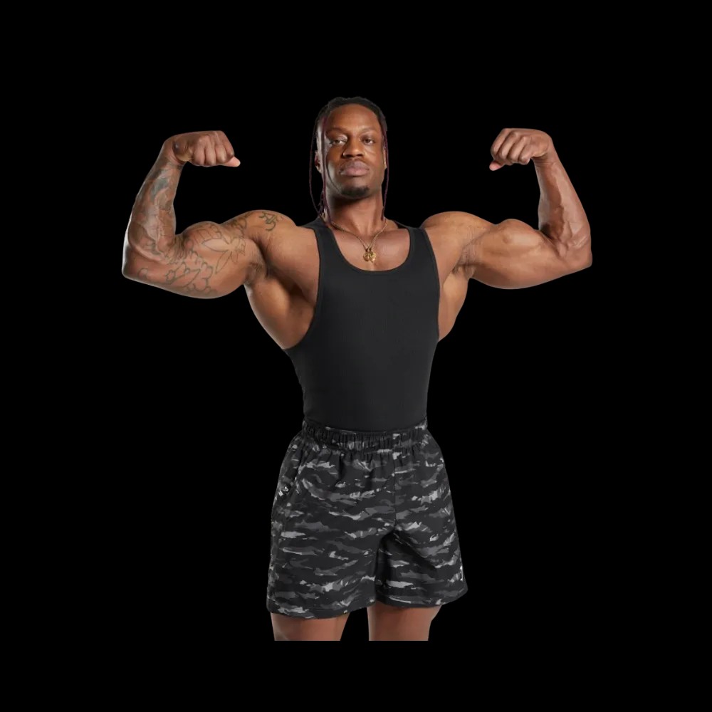 Gymshark Ribbed Tank 1PK Muscle Fit Black - HypeFly India View 2