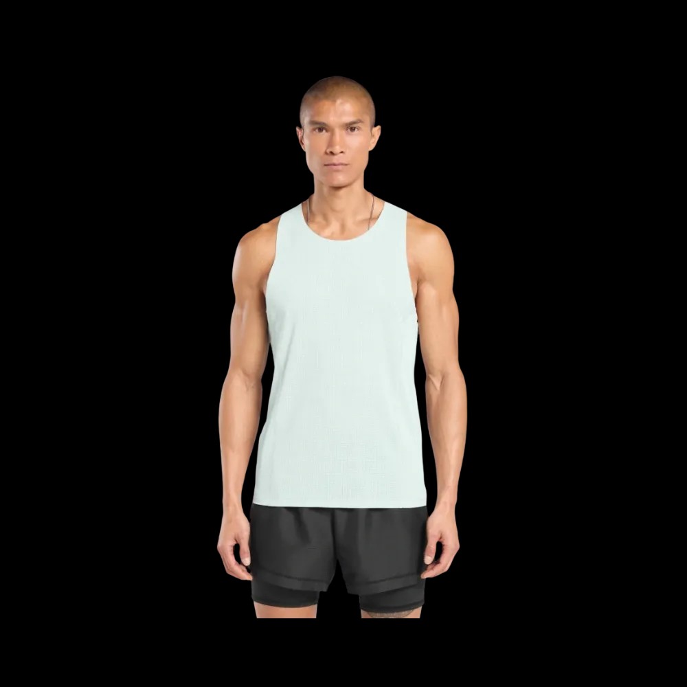 Gymshark Running Tank Slim Fit Cool Blue - HypeFly India View 1