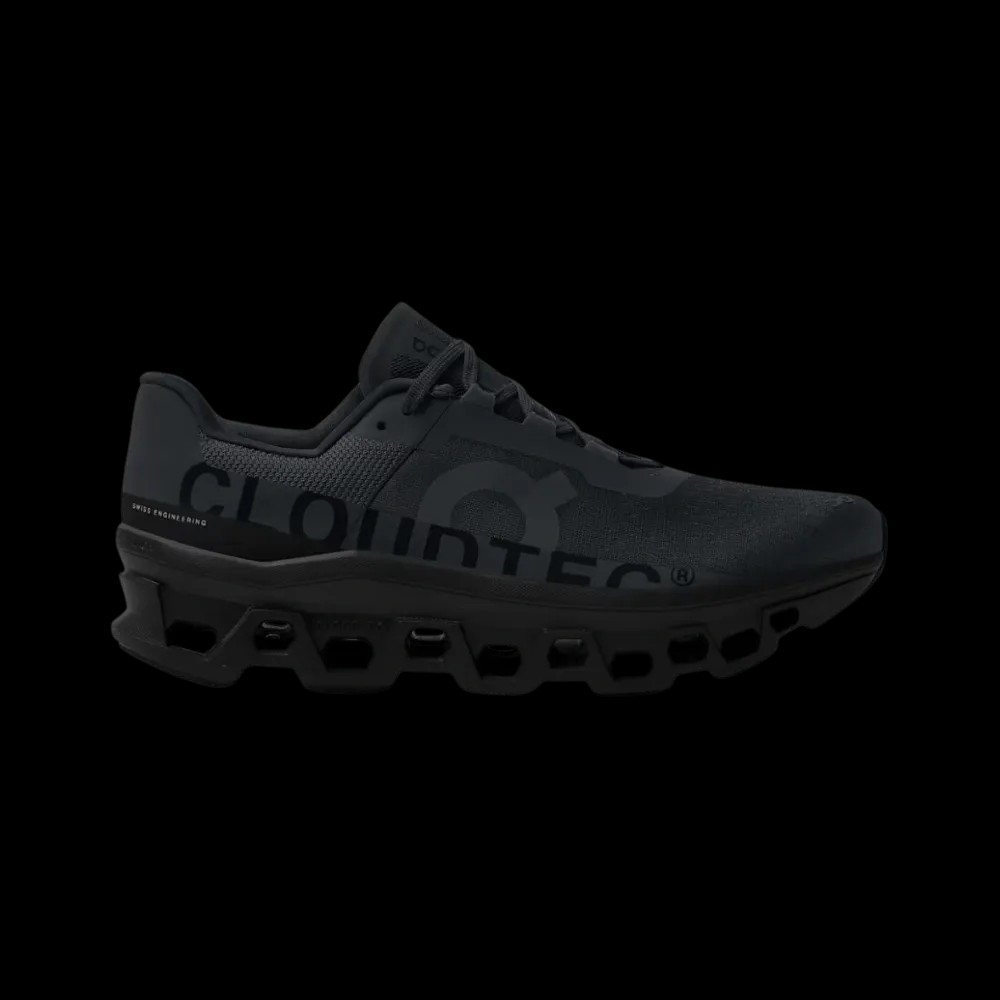 On Running Cloudmonster All Black - HypeFly India View 1