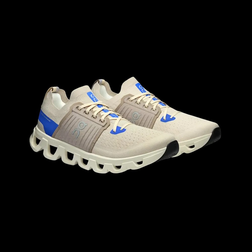 On Running Cloudswift 4 Cream | Cobalt - HypeFly India View 3