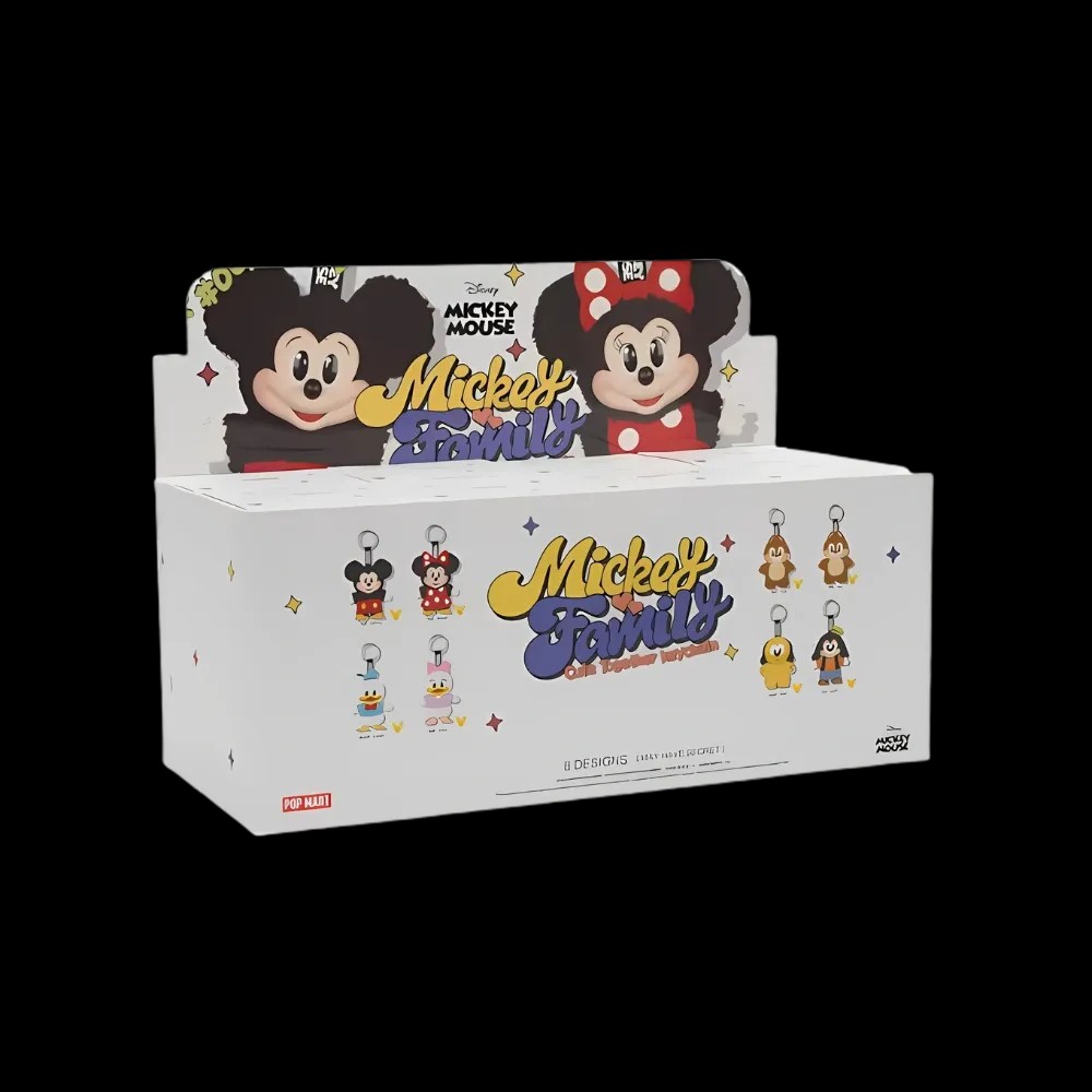 Pop Mart Disney Mickey Family Together Series Plush Keychain Sealed Case (8 Blind Box) - HypeFly India View 1